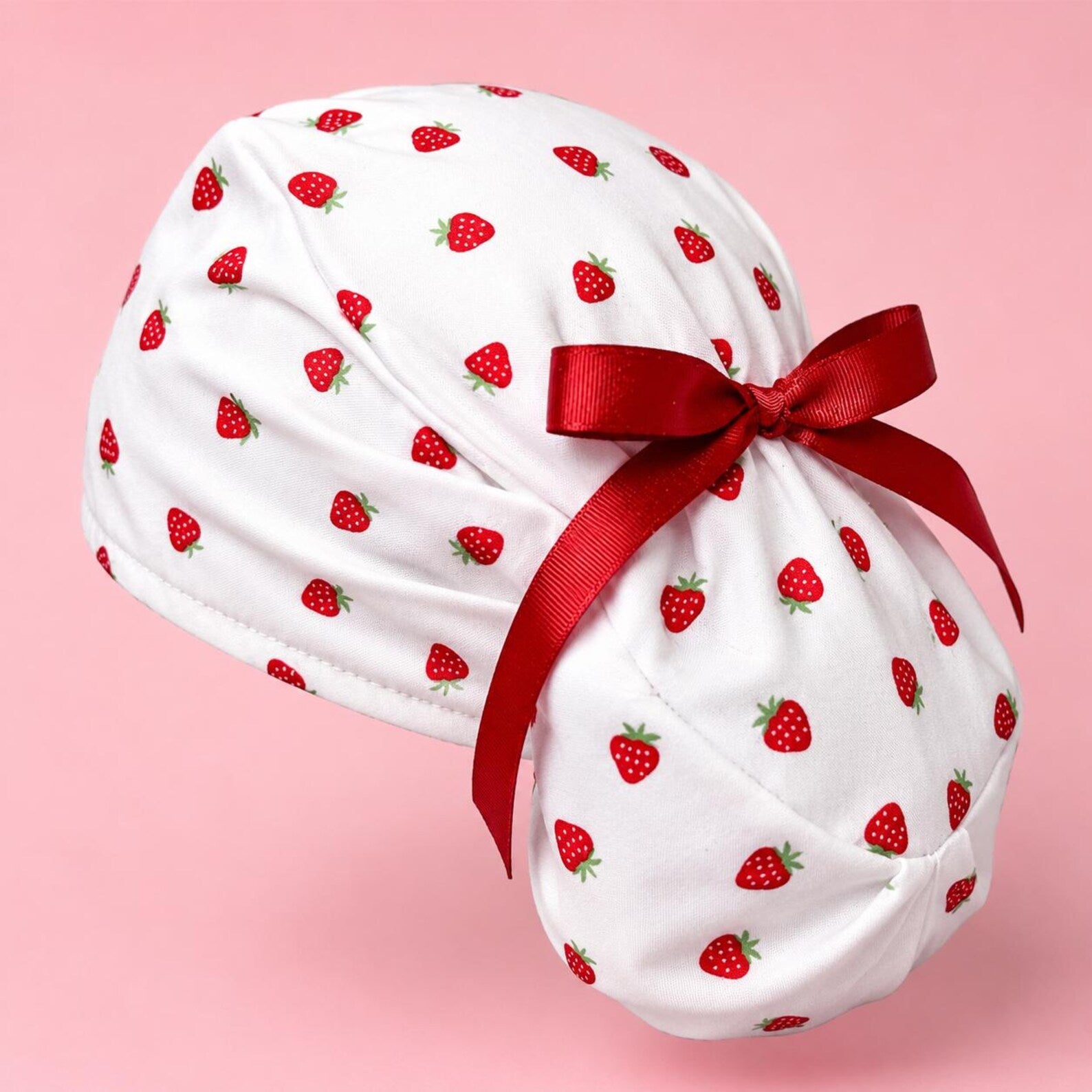 Strawberry Scrub Cap