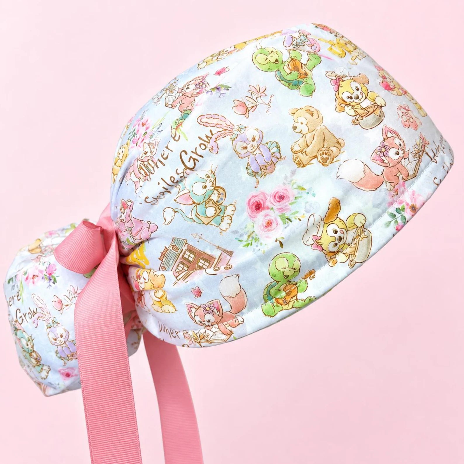 Cute Bear Friends Scrub Cap