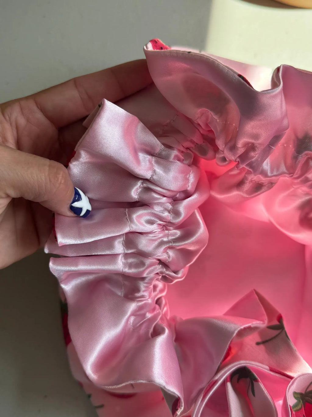 Mom & Daughter Satin Bonnet Set