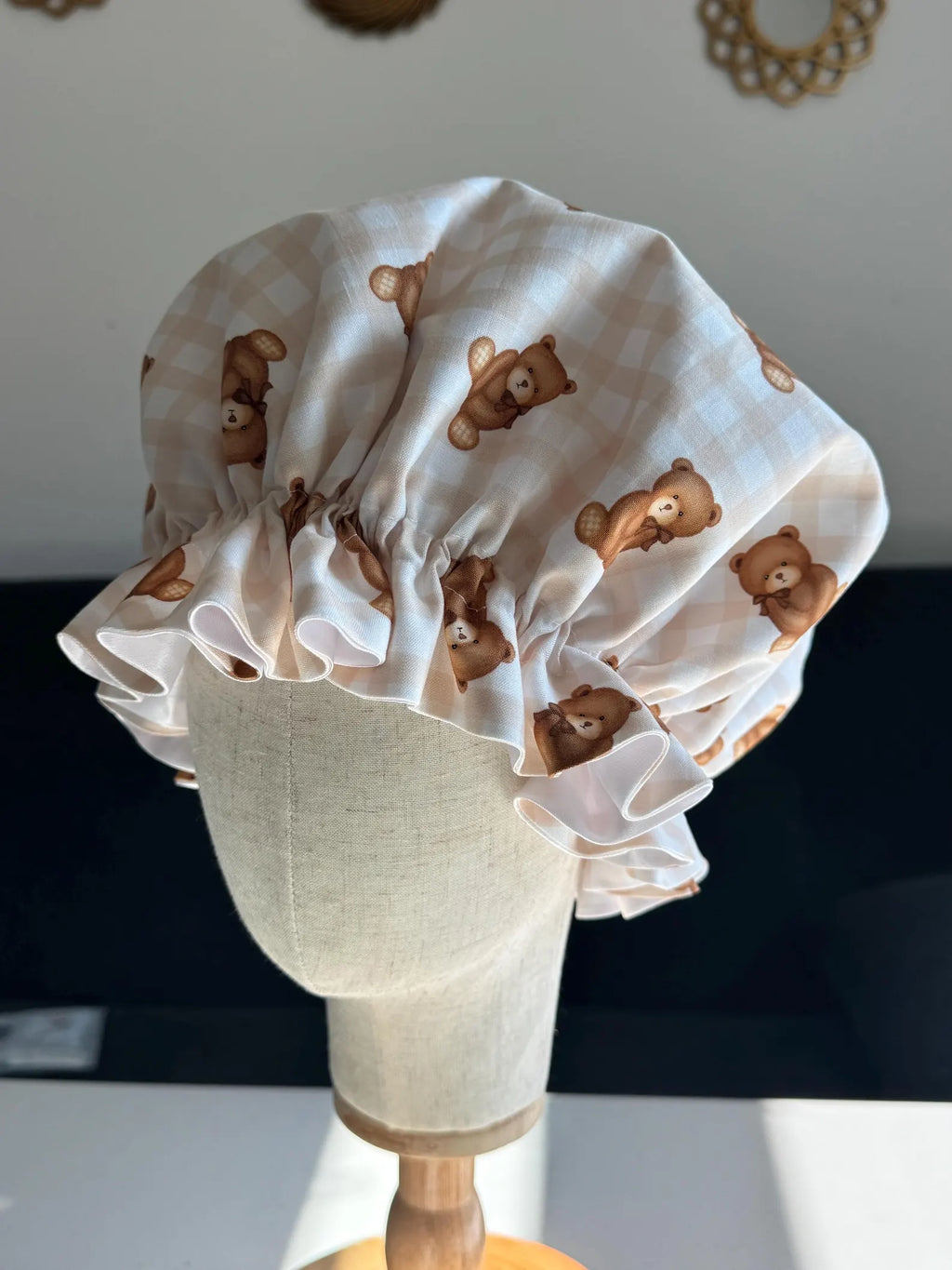 Mom & Daughter Satin Bonnet Set