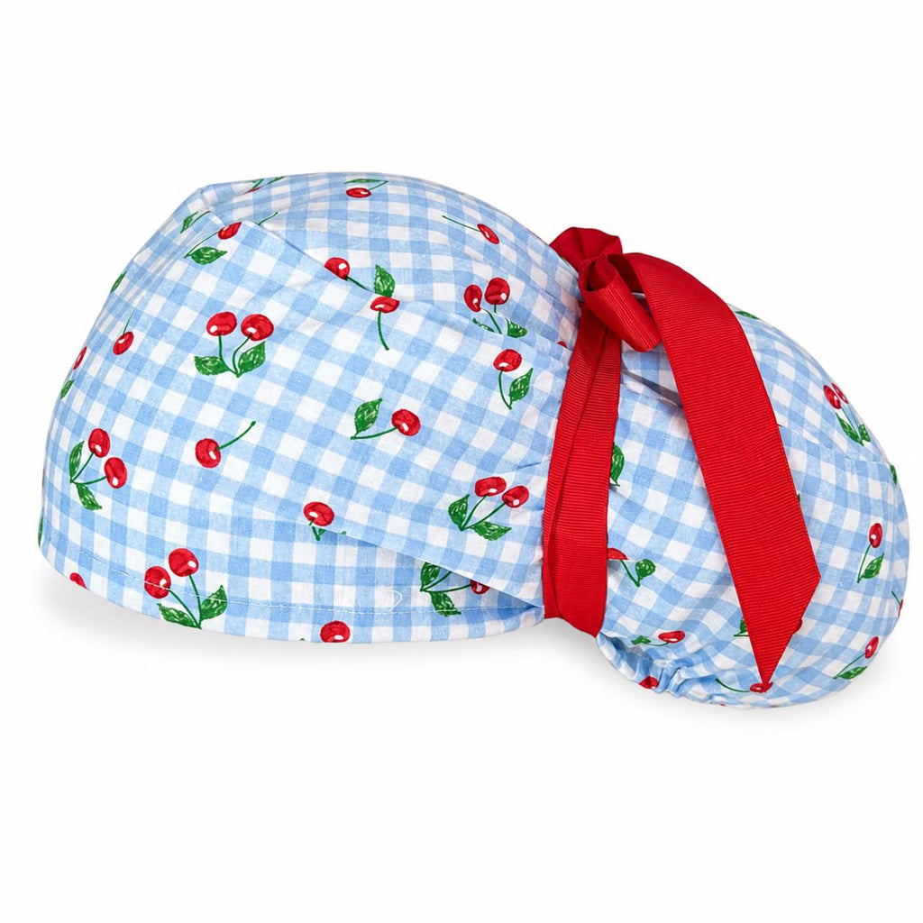 Cherry Scrub Cap