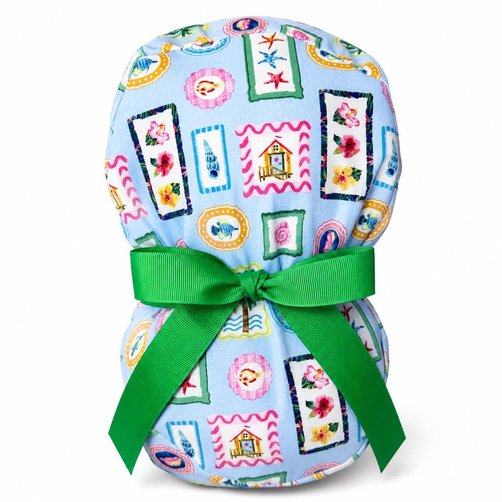 Coastal Postage Scrub Cap