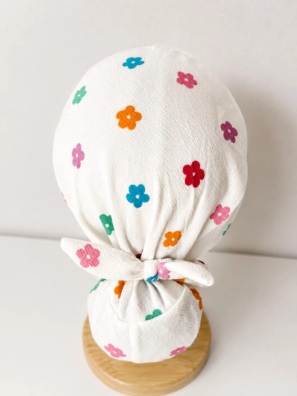 Stretch Euro Scrub Cap with Matching Scrunchie