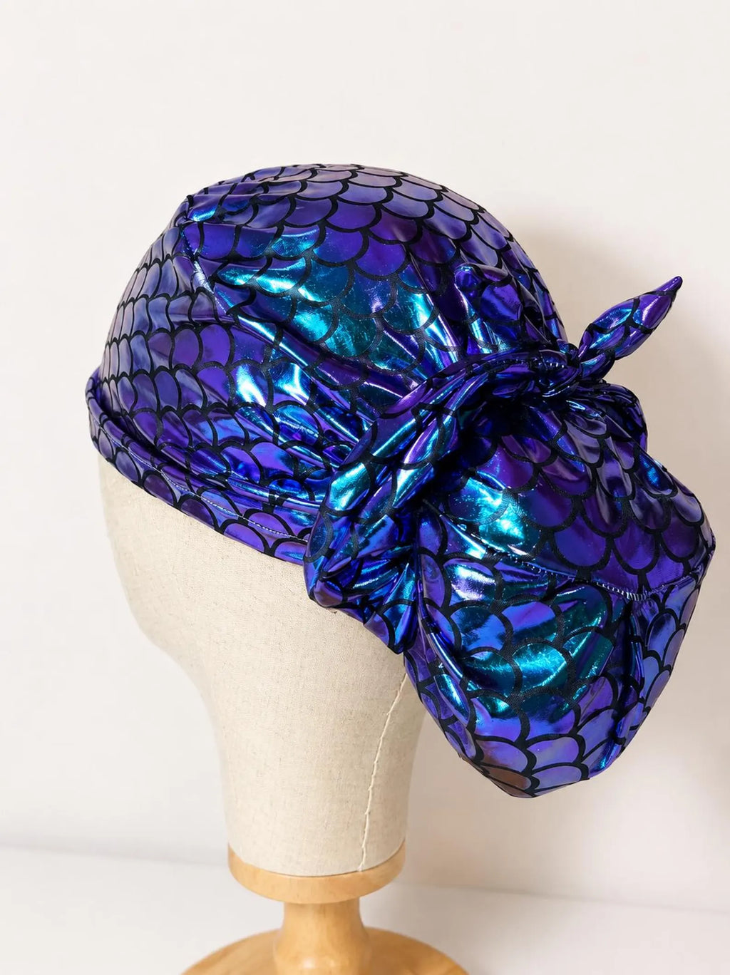 Stretch Euro Scrub Cap with Matching Scrunchie