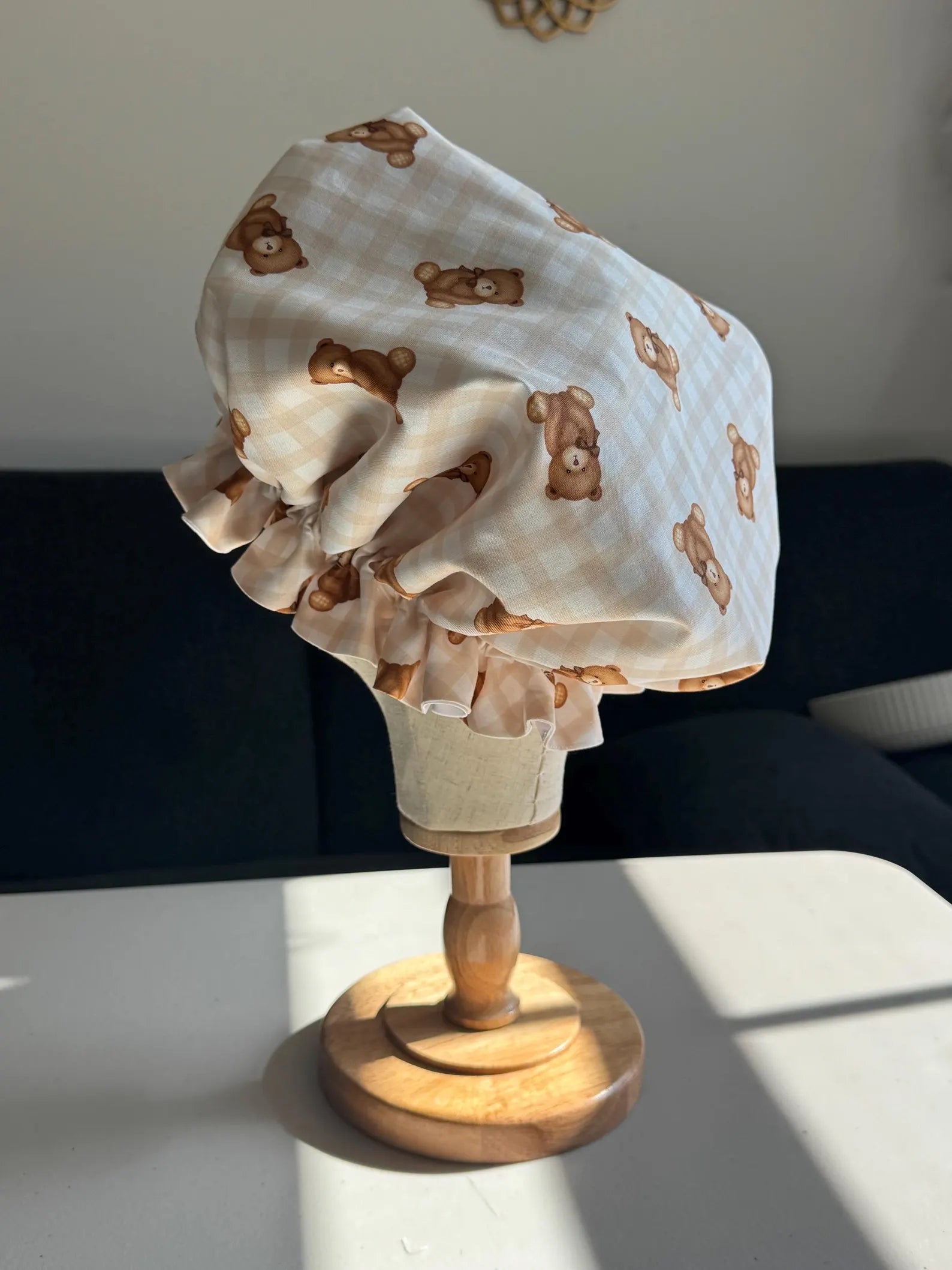 Mom & Daughter Satin Bonnet Set