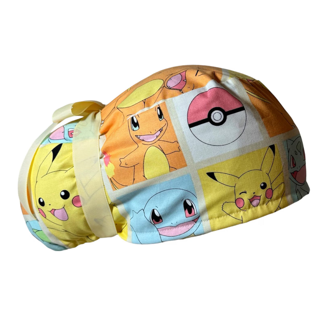 Pocket Monster Inspired Scrub Cap